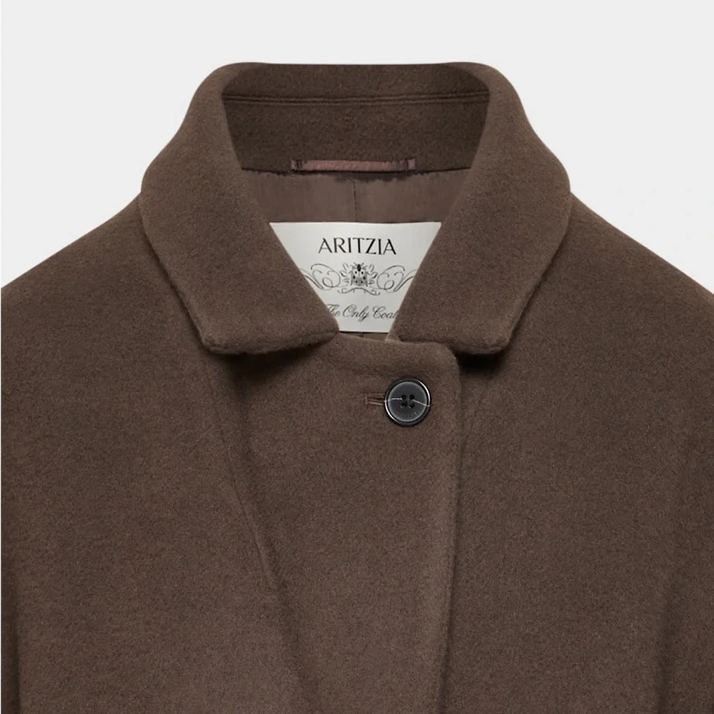 Aritzia brown pea coat - Picture 4 of 16
